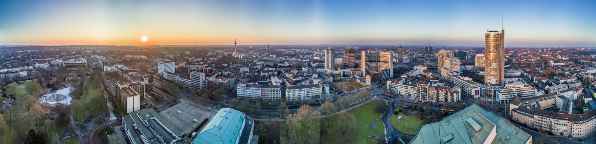 Skyline di Essen, Nord reno vestfalia, Germania | Eden Viaggi