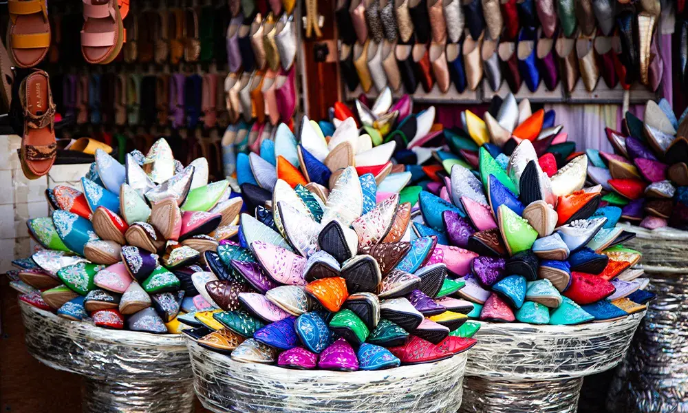 Souvenir in cuoio a Marrakech | Eden Viaggi