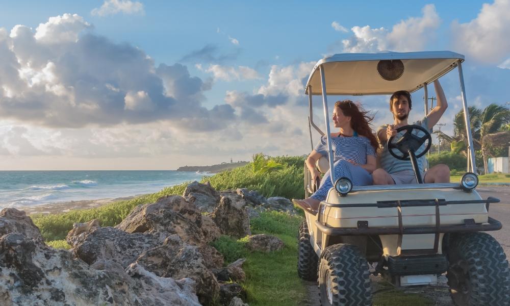 Muoversi a Isla Mujeres con il golf cart | Eden Viaggi